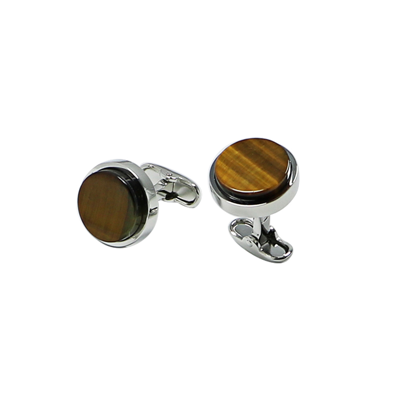 Tigris\\\\\'s Eye Lapos Rumos Ruha Cuff Links