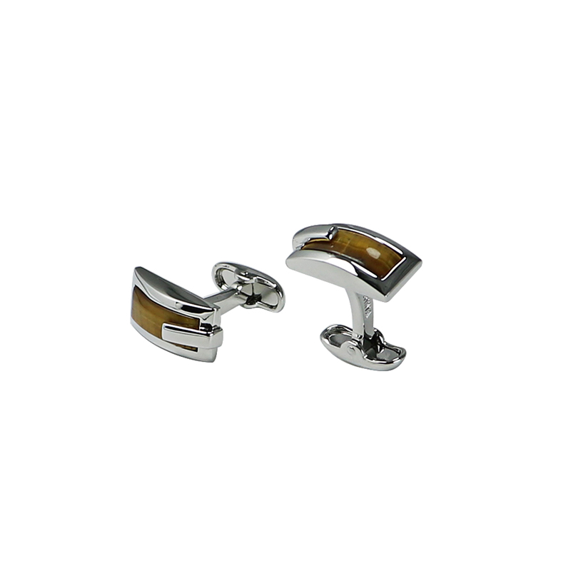 Tigris\\\'s Eye Hidegen egyedi Cuff Links